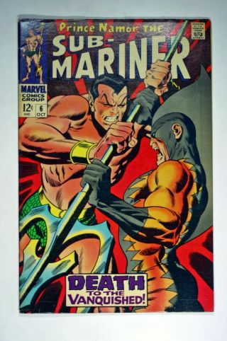 Prince Namor,  The Sub - Mariner 6 Marvel 1968 Tiger Shark