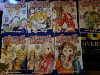 The Seven Deadly Sins Manga Volumes 1 - 7