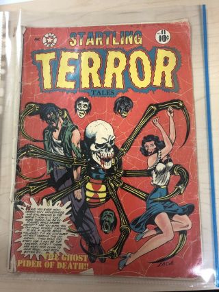 Startling Terror Tales 11 Classic L.  B.  Cole Ghost Spider Comic Book