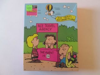 Vintage Peanuts Golden Jigsaw Puzzle 200 Piece Snoopy Lucy Ace Travel Agency