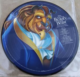 Disney - Songs From Beauty And The Beast Soundtrack - Picture Disc Vinyl Record 2