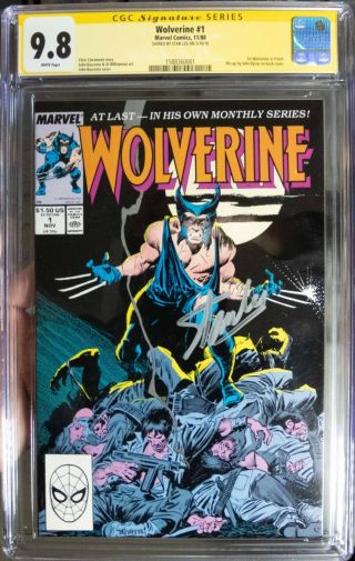 Wolverine 1 Cgc 9.  8 Ss Signature Series Stan Lee 1988 (collectors Item)