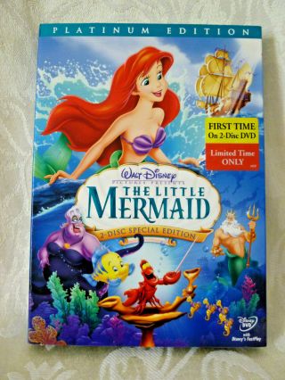 Disney The Little Mermaid 2 - Disc Platinum Edition With Slipcover 2006 Dvd