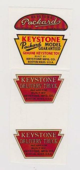 Keystone Packard Delivery Truck Decal Set