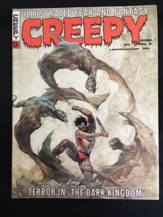Creepy 9 Frank Frazetta Fine / Very Fine FN / VF (7.  0) Warren Publishing 1966 2