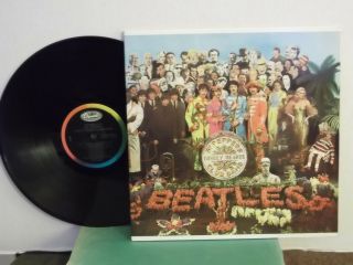 The Beatles,  Cap.  " Sgt Peppers Lonely Hearts Club Band ",  Us,  Lp,  St.  Cut Out Sheet,  M
