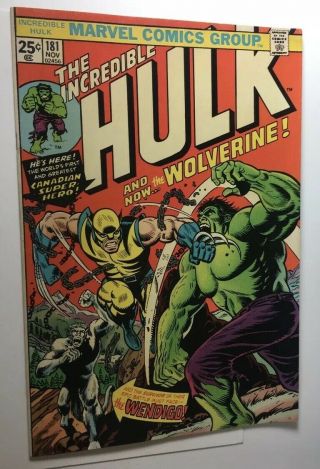 Incredible Hulk 181 With Marvel Value Stamp.  See Pictures