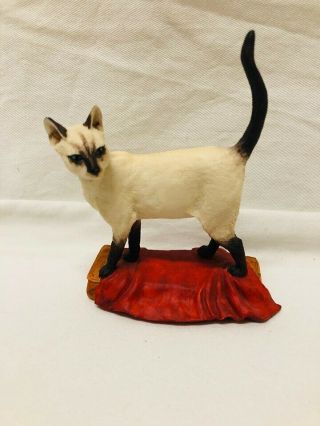 Border Fine Arts Siamese Cat " Aristo Cat " Hand Made In Scotland 1983