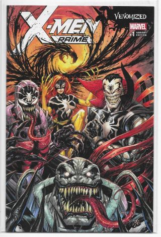 X - Men Prime 1 - Tyler Kirkham Venomized Color Variant Unread Hi - Res Scans