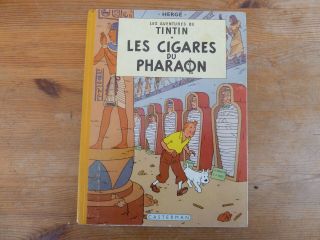 Tintin Les Cigares Du Pharaons éd Casterman B14 3 Trimestre Edition Originale