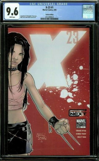 X - 23 1 (2005) Cgc 9.  6 1st Issue Red Variant Cover X - Men Movie Logan Nm/mt