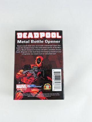 DEADPOOL Marvel Metal Bottle Opener 2015 Diamond Select OFFICIAL LICENSE X - Men 5