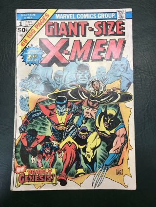 (1975) Giant - Size X - Men 1 1st X - Men Team 2nd Full Wolverine Unrestored