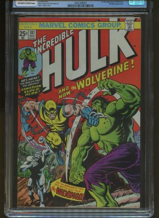 Incredible Hulk 181 CGC 9.  2| Marvel 1974 | 1st full appearance Wolverine Wein 2
