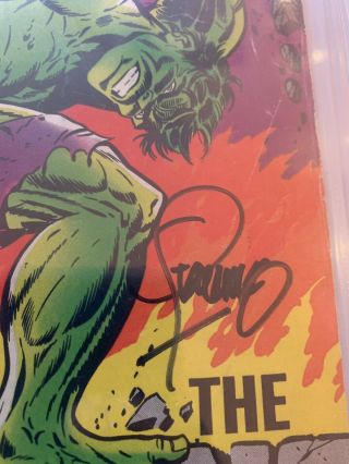 Incredible Hulk Annual 1 CBCS 3.  5 Signed by Jim Steranko - Silver Age 1968 2