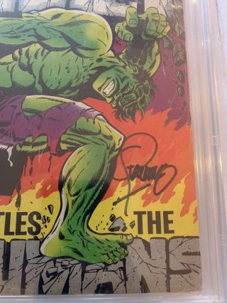 Incredible Hulk Annual 1 CBCS 3.  5 Signed by Jim Steranko - Silver Age 1968 3