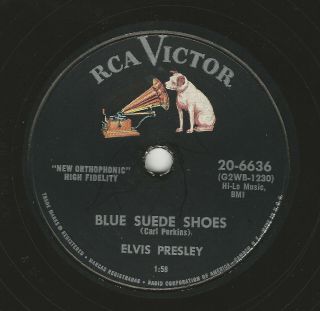Elvis RCA 6636 Tutti Frutti / Blue Suede Shoes 78 rpm 2