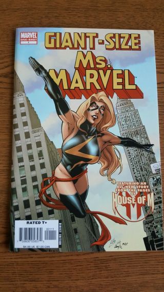 Giant Size Ms Marvel 1 (2006) 1st Chewie/goose The Cat Nm