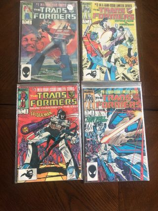 The Transformers 1 Thru 13 (appears To Be 1st Printing),  Vf/nm Marvel 1985