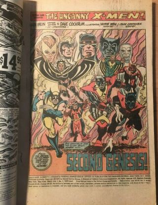 Giant - Size X - men 1 CGC 4.  0 O/W 1975 X - men Team & 2nd Full Wolverine 1975 3