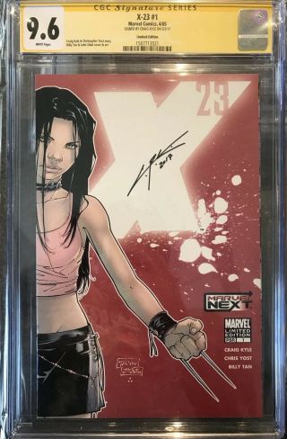 X - 23 1 Limited Edition Cgc 9.  6 Signed By Craig Kyle
