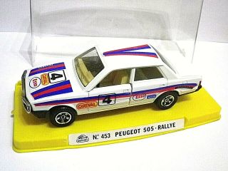 Guisval Fuego 1/33 Peugeot 505 Rallye 1986 Made Spain.