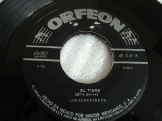 LISTEN 1960 LOS SUPERSECOS Teen Doo Wop Garage Rockabilly Rock ' n roll MEXICO 7 