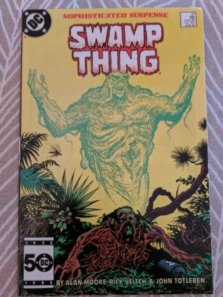 Swamp Thing Vol 2 37 - - 1st Appearance Of John Constantine - - Alan Moore - - 1985 - - Vf