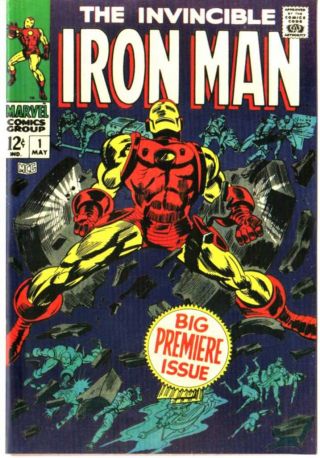 Iron Man 1 1968 Custom Made Cover Reprint