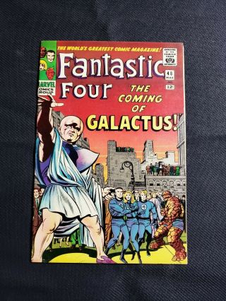 Fantastic Four 48 Extremely 1st App Of Silver Surfer And Galactus