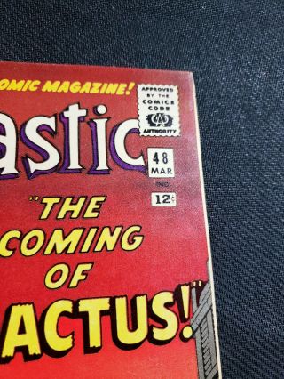 Fantastic Four 48 EXTREMELY 1st App of SILVER SURFER AND GALACTUS 4