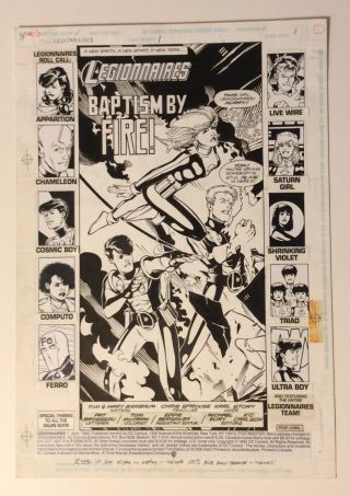 Legionnaires 1 Title Page (april 1993) By Chris Sprouse & Karl Story