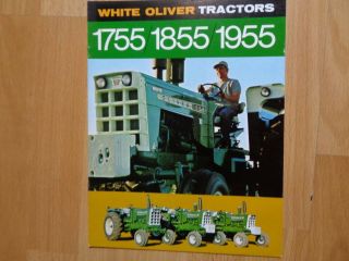 Oliver 1755 1855 1955 Tractor Brochure 12 Pgs Vg