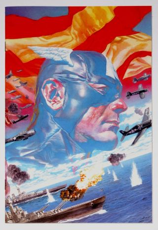 Captain America 1 - 1:100 Alex Ross Virgin Variant - Nm,  To Nm/m - Marvel Hydra