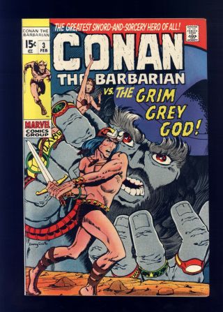 Conan The Barbarian 3 Fn,  Barry Smith,  " Vs The Grim Grey God " Low Distribution
