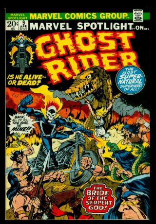 Marvel Comics Marvel Spotlight 9 The Ghost Rider Vfn 8.  0