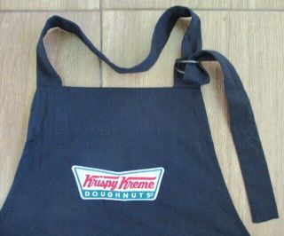 Custom Krispy Kreme Doughnut Adult Apron Black Full Bib 2 Pockets Donut Tv Show
