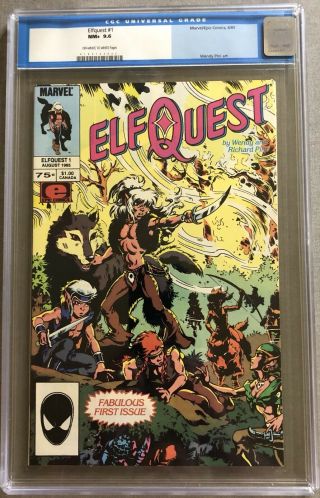 Elfquest 1 Cgc 9.  6 Ow/w Pages