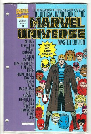 Official Handbook Of The Marvel Universe Master Edition 25 (1992) - Nm