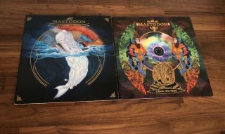 Mastodon Rare Colored Vinyl Records | Orange Leviathan & Blue Crack The Skye