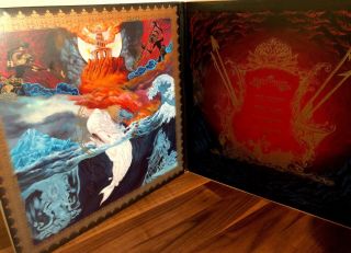 Mastodon Rare Colored Vinyl Records | Orange Leviathan & Blue Crack The Skye 4
