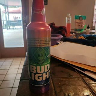 Budweiser Lgbt Rainbow Aluminum Bottle Hard To Find Not.