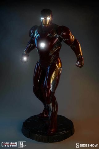 Sideshow Legendary 1:2 Scale Iron Man Mark 46 Xlvi Civil War