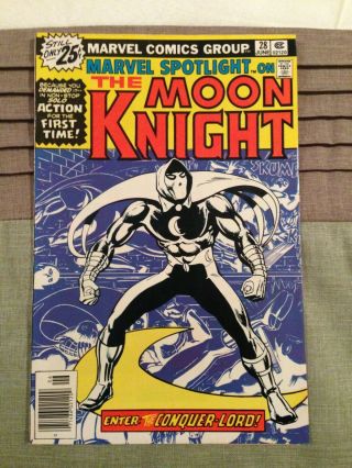 Marvel Spotlight 28 1st Solo Moon Knight 1976