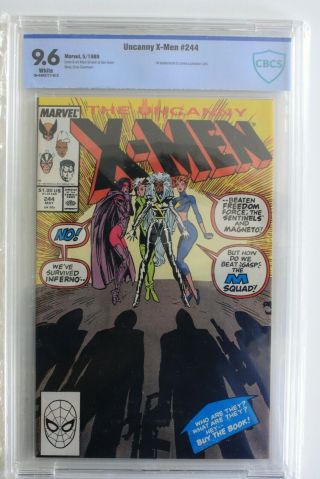 The Uncanny X - Men (vol.  1) 244 Cbcs 9.  6 Nm,  1st Jubilee 16 - 4403777 - 012