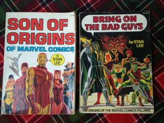 Stan Lee Sons Of Origins Of Marvel Comics/bring On The Bad Guys - -