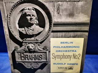 @hmv Alp 1386 R/g Rudolf Kempe Brahms Symphony No.  2 Bpo No Stereo