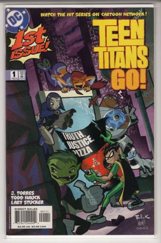 Teen Titans Go Issue 1 " Cartoon Network 1st Issue " Dc Comics (1st Print 2004)