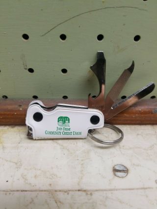 NOS John Deere Credit Union Tool Set Finger Nails Cutter Knife File Opener 2