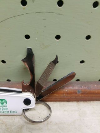 NOS John Deere Credit Union Tool Set Finger Nails Cutter Knife File Opener 3